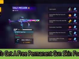 How To Get A Free Permanent Gun Skin In Free Fire For Free