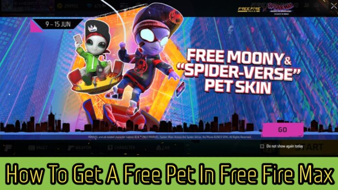 How To Get A Free Pet In Free Fire Max