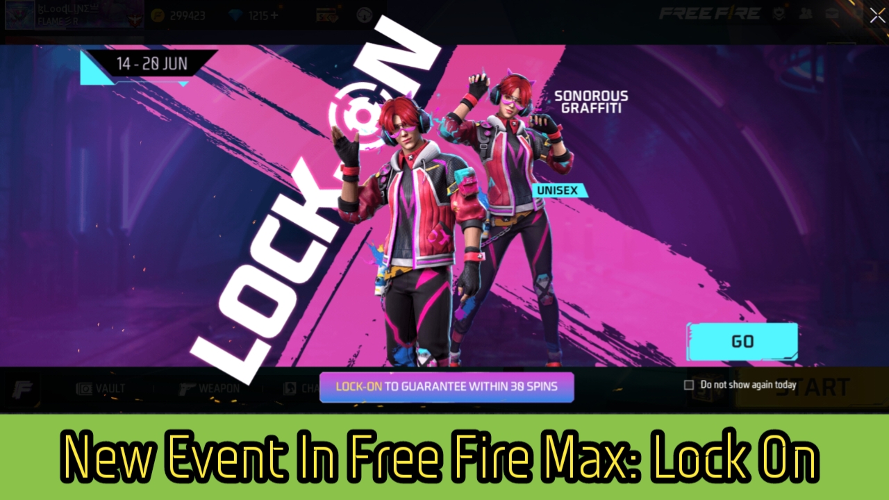 New Event In Free Fire Max: Lock On