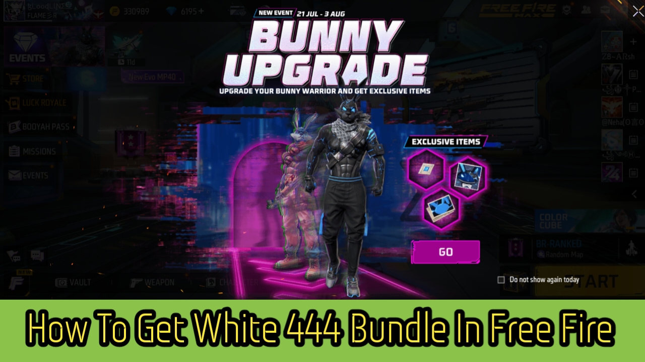 How To Get White 444 Bundle In Free Fire Max