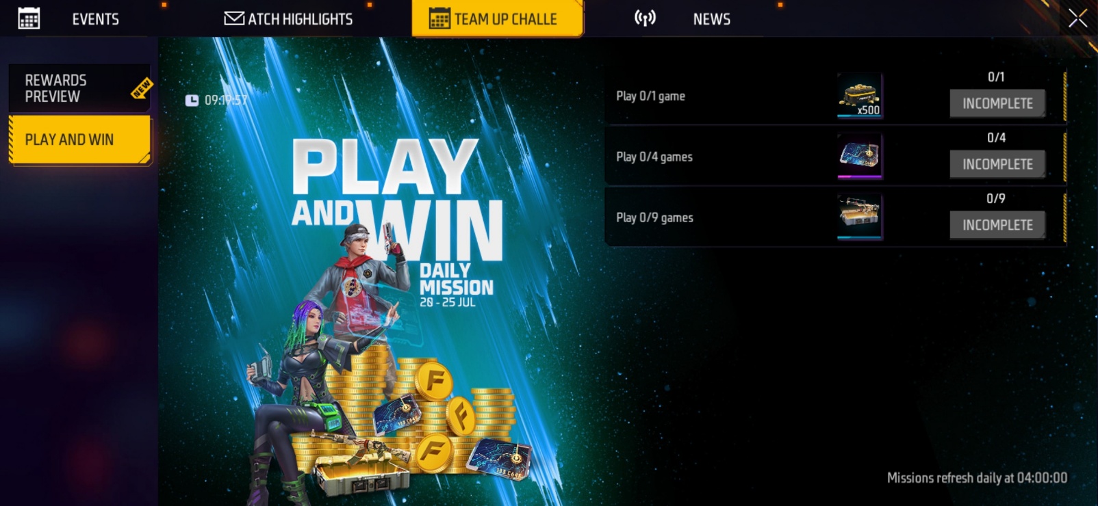 Play Free Fire And Win Rewards