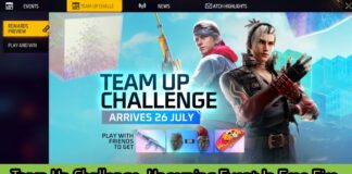 Team Up Challenge: Upcoming Event In Free Fire Max