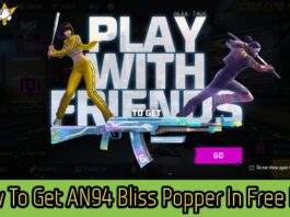 How To Get AN94 Bliss Popper In Free Fire Max For Free