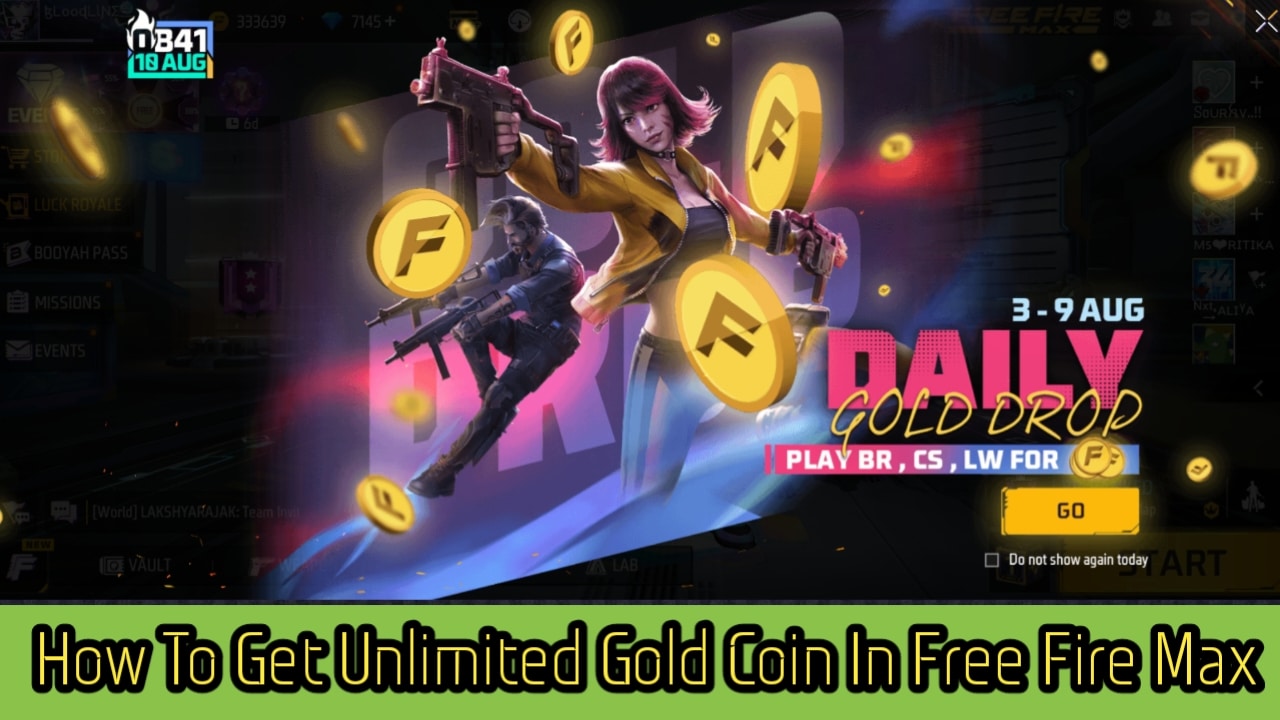 How To Get Unlimited Gold Coin In Free Fire Max