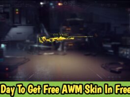 Last Day To Get Free AWM Skin In Free Fire Max