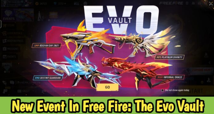 New Event In Free Fire Max: The Evo Vault