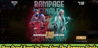 New Grand Event In Free Fire Max: The Rampage Finale