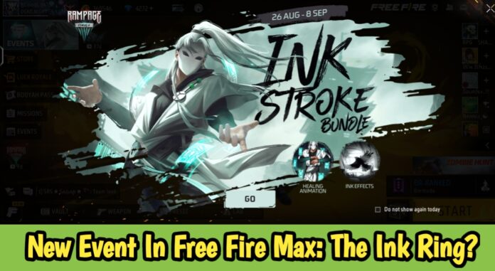New Event In Free Fire Max: The Ink Ring