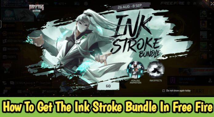 How To Get The Ink Stroke Bundle In Free Fire Max
