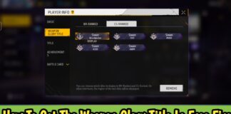 How To Get The Weapon Glory Title In Free Fire Max