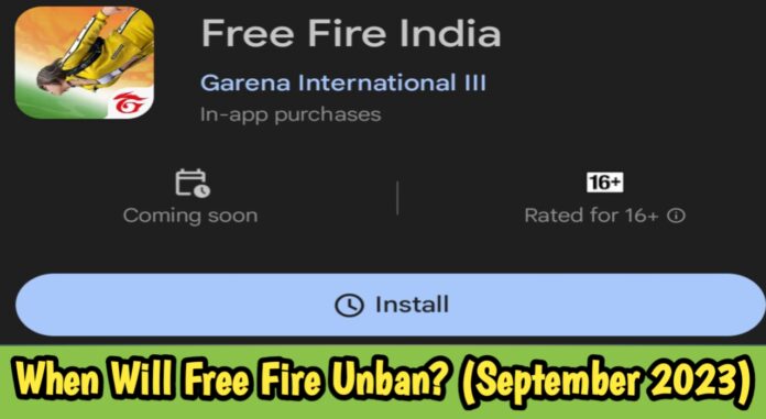 When Will Free Fire Unban? (September 2023)