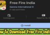 How To Download Free Fire India