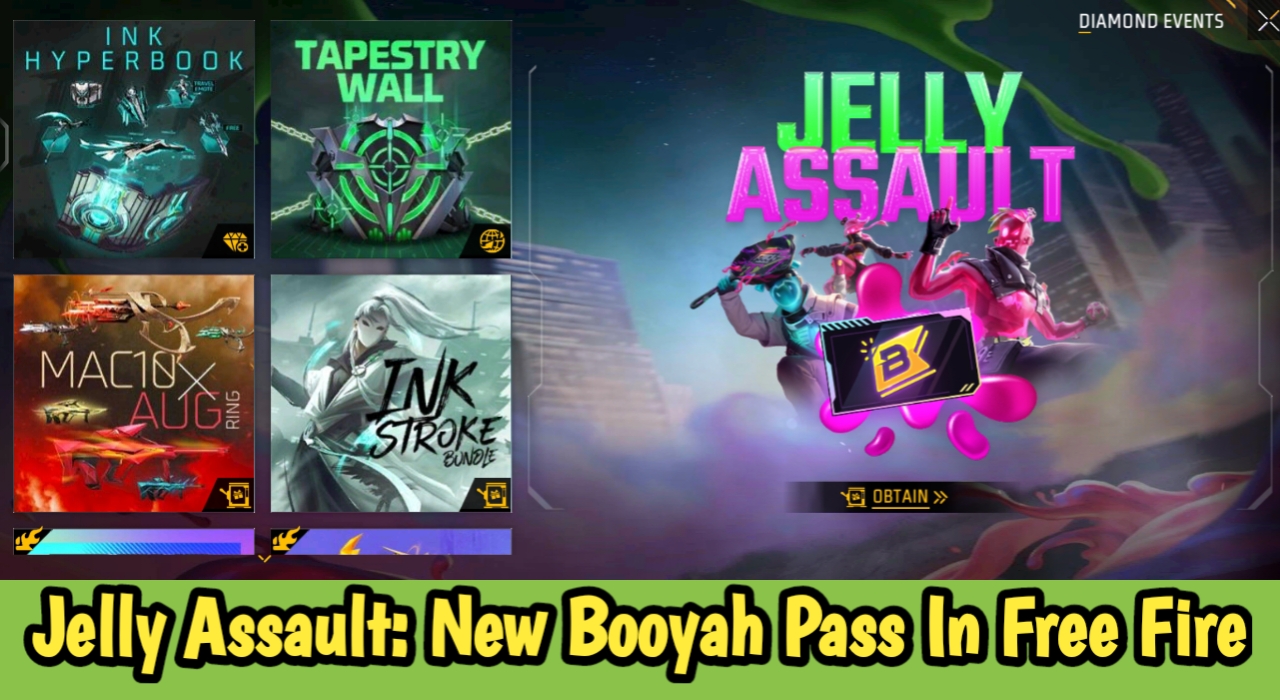 Jelly Assault: New Booyah Pass In Free Fire Max