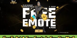 How To Get A Free Emote In Free Fire Max