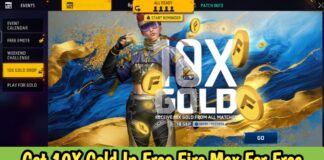 Get 10X Gold In Free Fire Max For Free