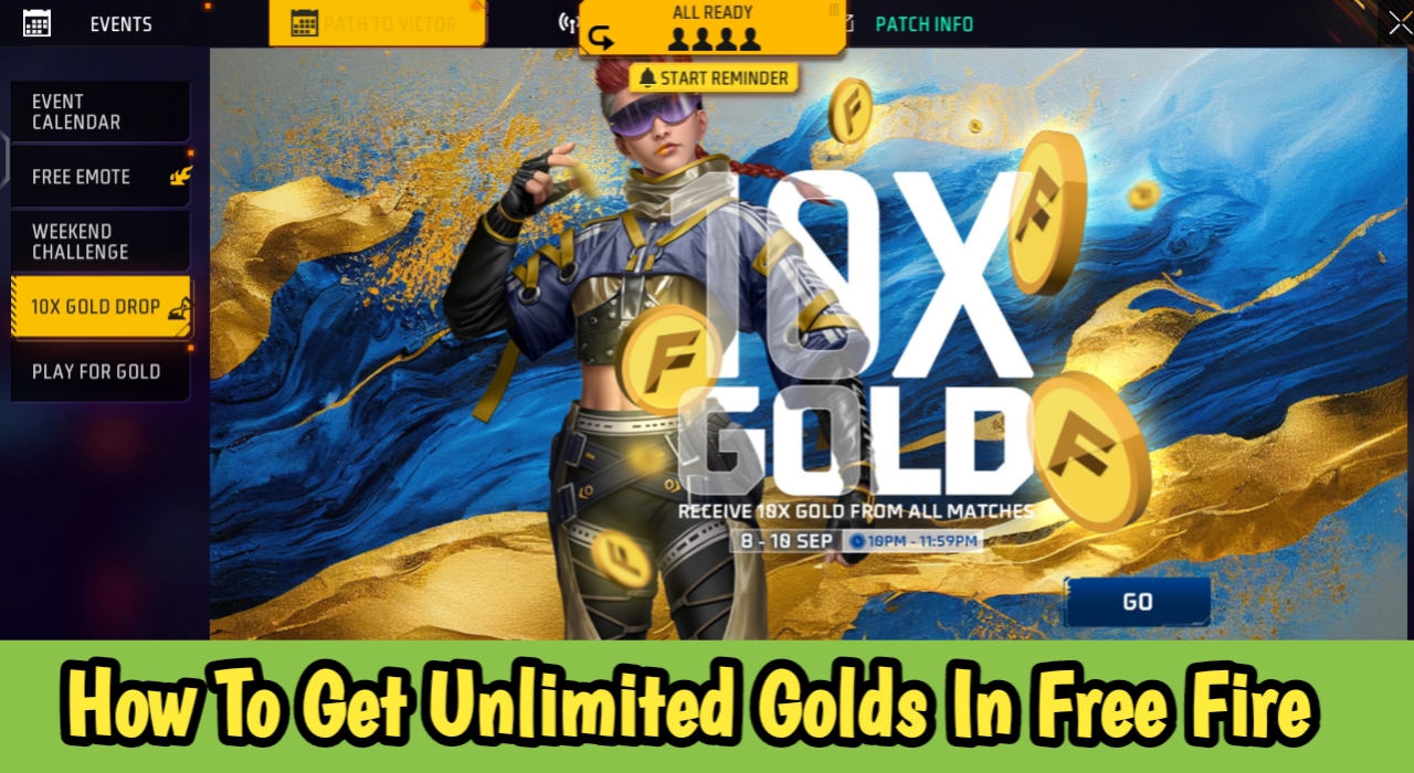 How To Get Unlimited Golds In Free Fire Max