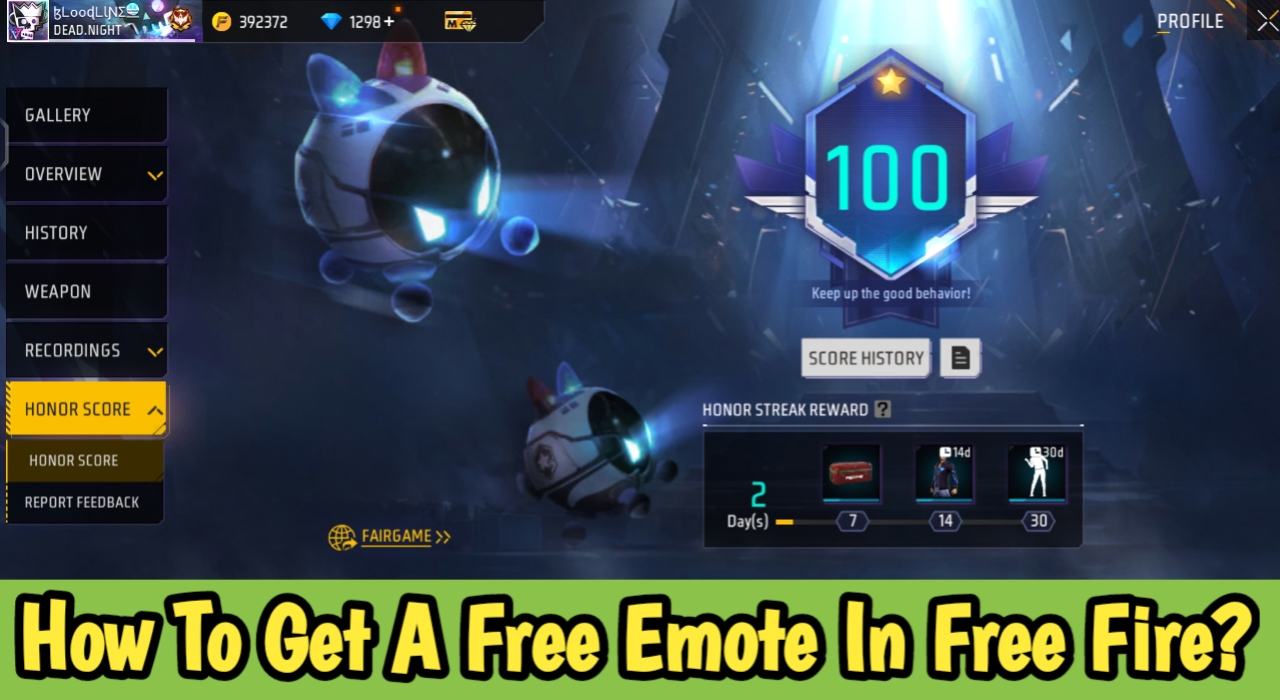 How To Get A Free Emote In Free Fire