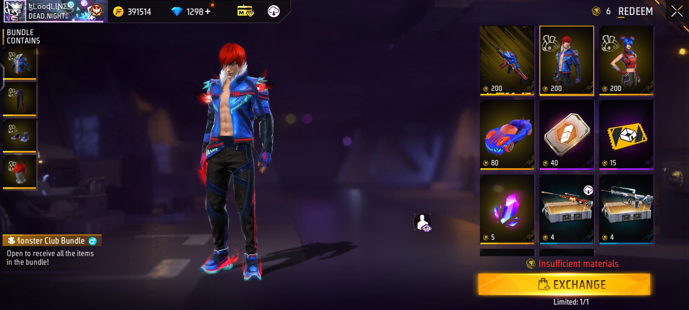 How To Get The Monster Club Bundle In Free Fire Max