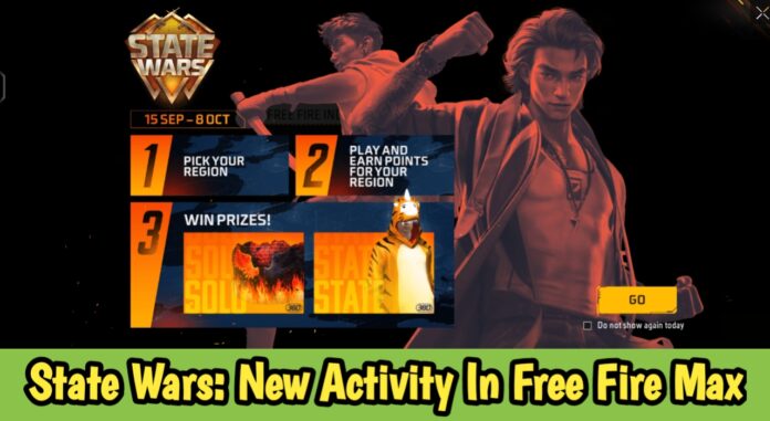 State Wars: New Activity In Free Fire Max