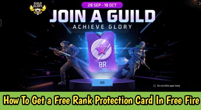 How To Get a Free Rank Protection Card In Free Fire Max
