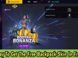 Last Day To Get The Free Backpack Skin In Free Fire