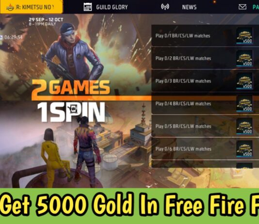 How To Get 5000 Gold In Free Fire Max For Free