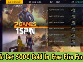 New Activity Event In Free Fire Max : 2 Games 1 Spin