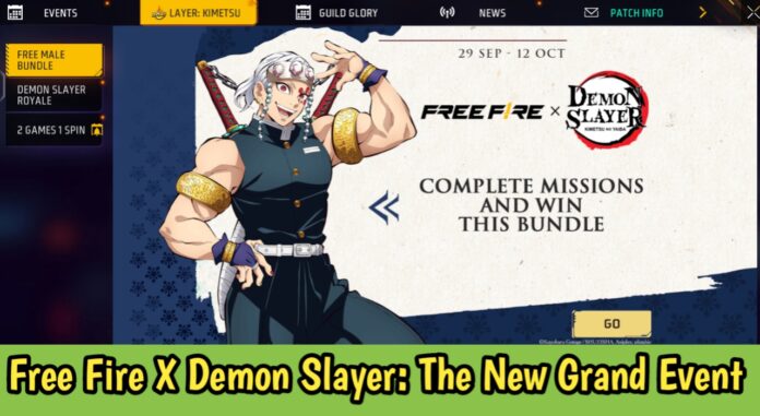 Free Fire X Demon Slayer: New Grand Event In Free Fire