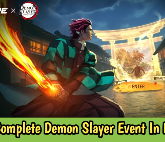 How To Complete Demon Slayer Event In Free Fire Max