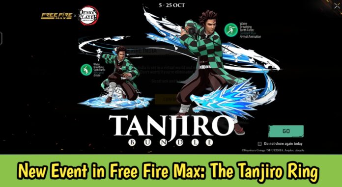 New Event in Free Fire Max: The Tanjiro Ring