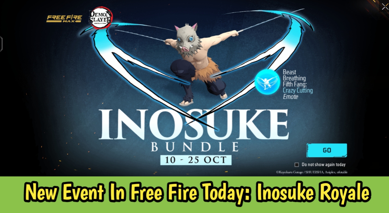 New Event In Free Fire Today: Inosuke Royale