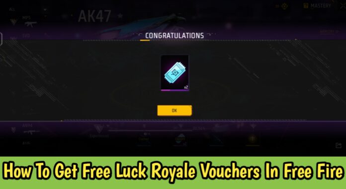 How To Get Free Luck Royale Vouchers In Free Fire Max
