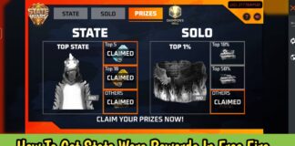 How To Get State Wars Rewards In Free Fire Max