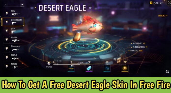 How To Get A Free Desert Eagle Skin In Free Fire Max