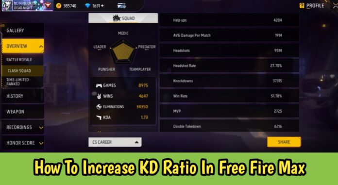 How To Increase KD Ratio In Free Fire Max