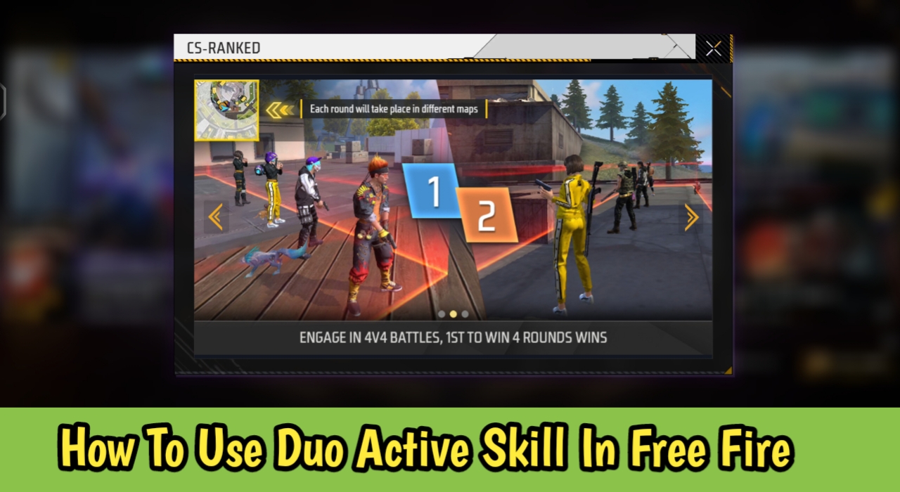 How To Use Duo Active Skill In Free Fire