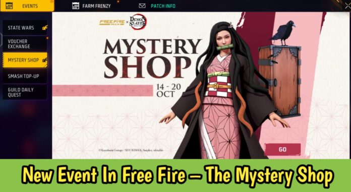 New Event In Free Fire – The Mystery Shop