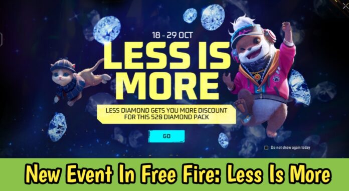 New Event In Free Fire: Less Is More