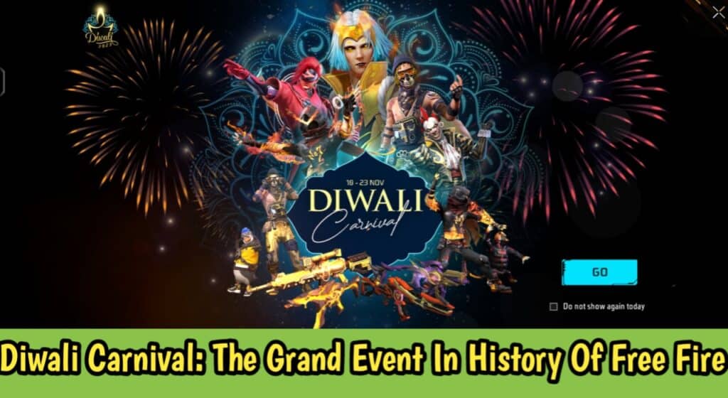 Diwali Carnival: The Grand Event In History Of Free Fire Max