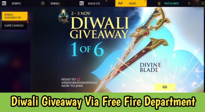 Diwali Giveaway Via Free Fire Department: Here’s How To Participate In Thus Giveaway