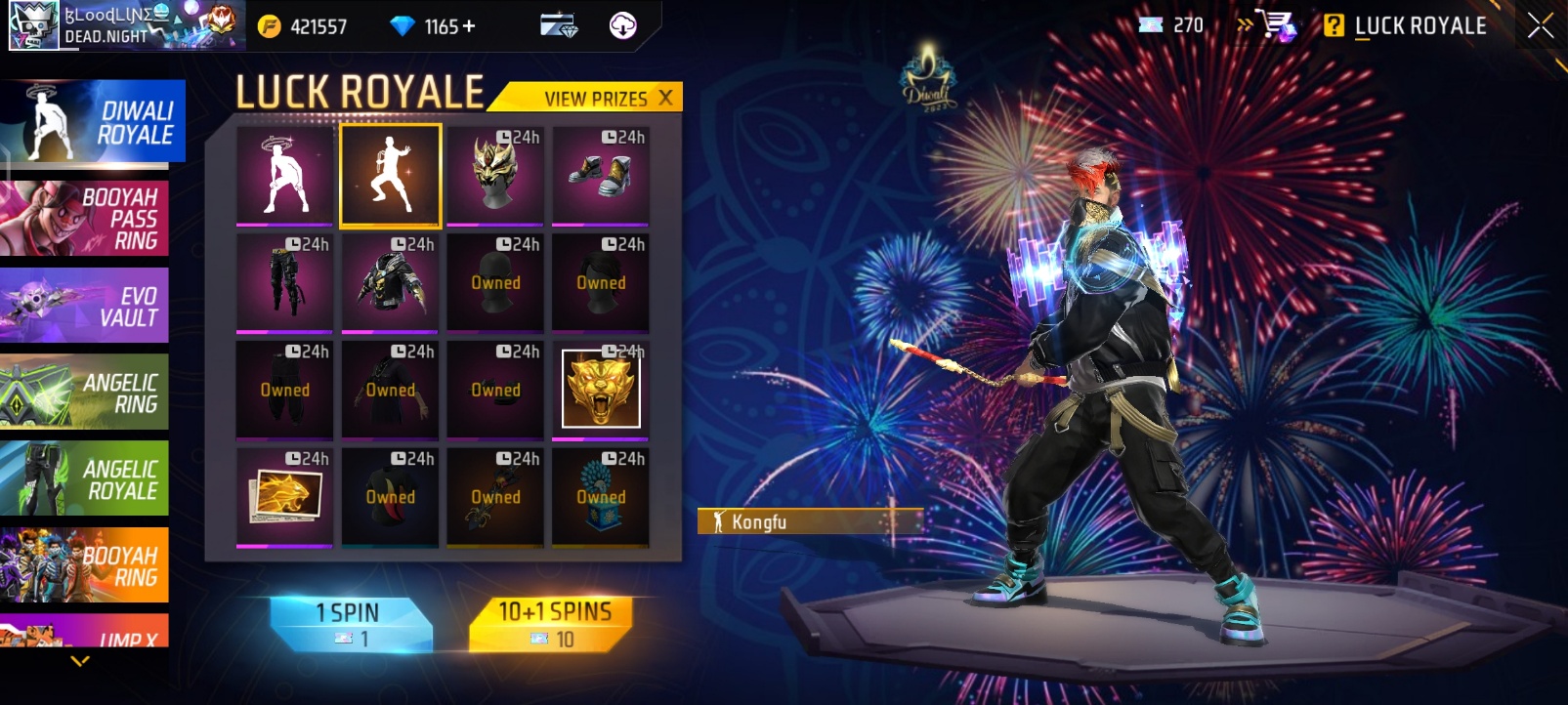Diwali Royale 2 : Get Two Free Emotes In Free Fire Max This Diwali