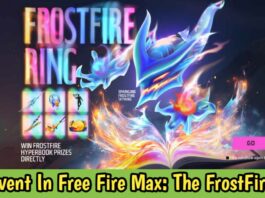 New Event In Free Fire Max: The FrostFire Ring