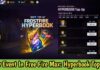 New Event In Free Fire Max: The FrostFire Hyperbook Top-up Event
