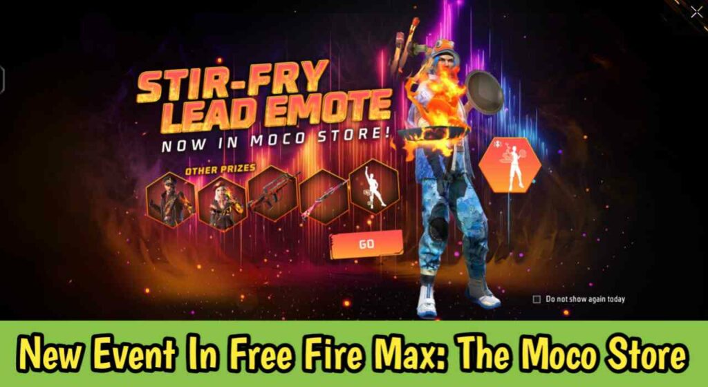 New Event In Free Fire Max: The Moco Store