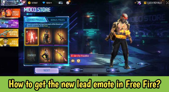 How to get the new lead emote in Free Fire Max: The stir-fry emote?