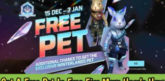 Get A Free Pet In Free Fire Max: Here’s How