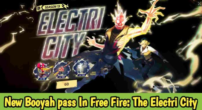 New Booyah pass In Free Fire Max: The Electri City