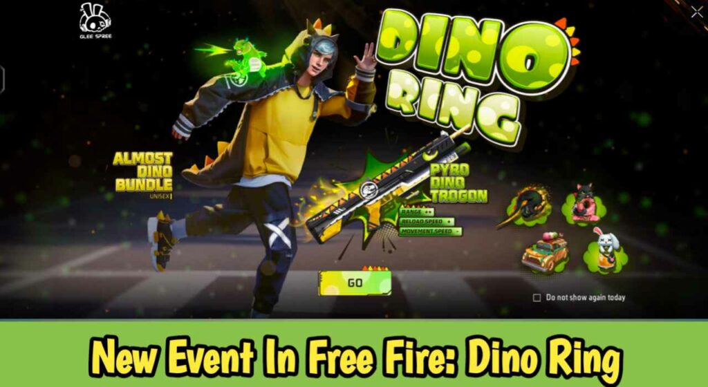 New Event In Free Fire: Dino Ring