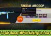How To Get Bunny MP40 Airdrop In Free Fire?