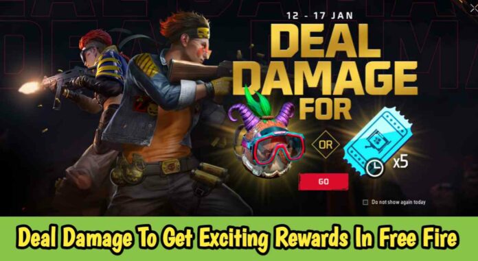 Deal Damage To Get Exciting Rewards In Free Fire